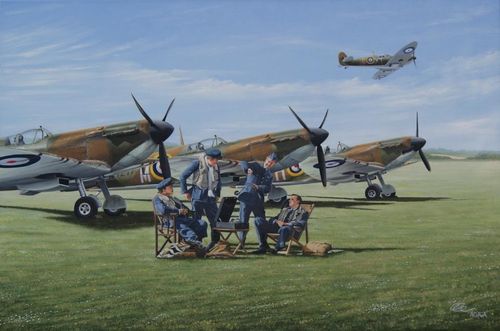 "A Break from Battle" Artist's Studio Canvas Limited Edition Print