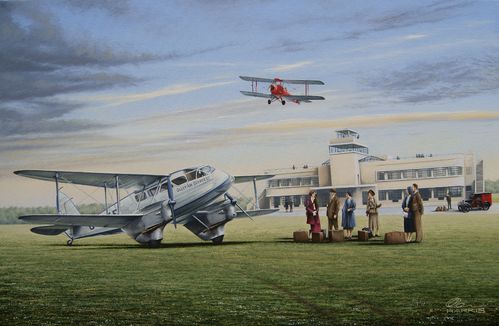 "Departing Shoreham - 1938" Limited Edition Giclee Print